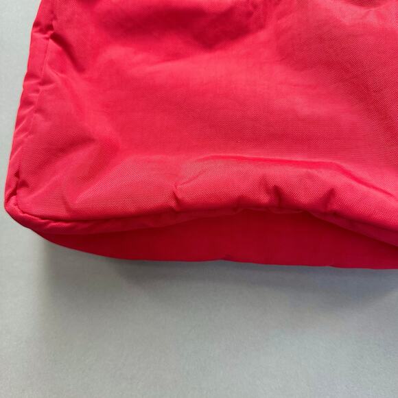 Baggu Mini Nylon Shoulder Bag Candy Apple Red Monochromatic Red Zipper - Picture 11 of 16